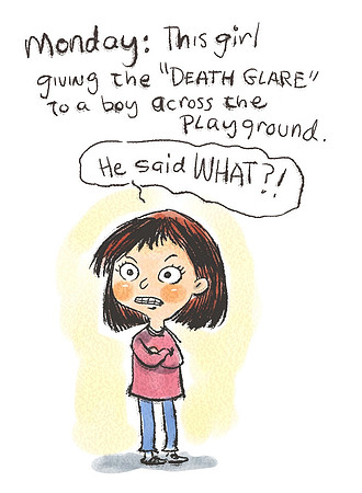 Monday: Death Glare Girl